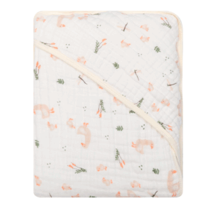 Toalha Com Capuz Bebê Papi Soft Estampa Patinhos